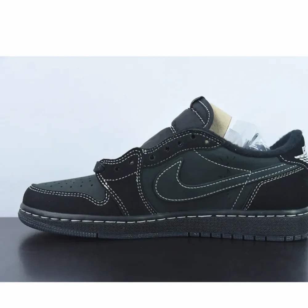 Travis Scott x Air Jordan 1 Low OG “Black Phantom”  DM7866-001