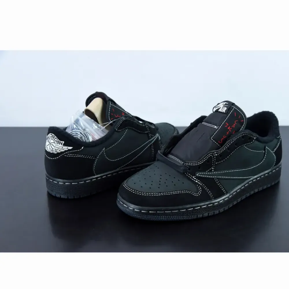 Travis Scott x Air Jordan 1 Low OG “Black Phantom”  DM7866-001