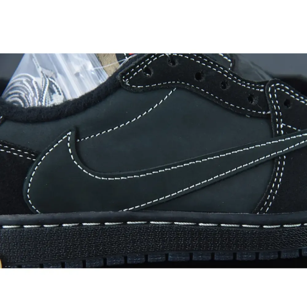 Travis Scott x Air Jordan 1 Low OG “Black Phantom”  DM7866-001