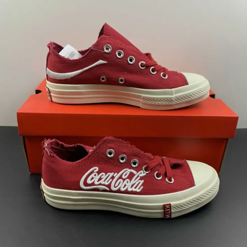 Kith x Coca Cola x Chuck 70 Low Red/White  169838C