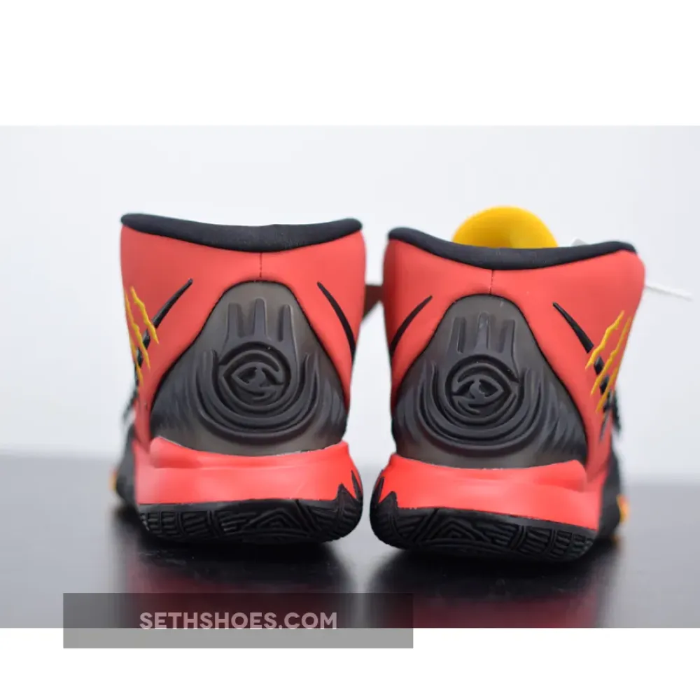 Nike Kyrie 6 “Bruce Lee” Comet Red/Black-Metallic Silver-Del Sol CJ1290-600