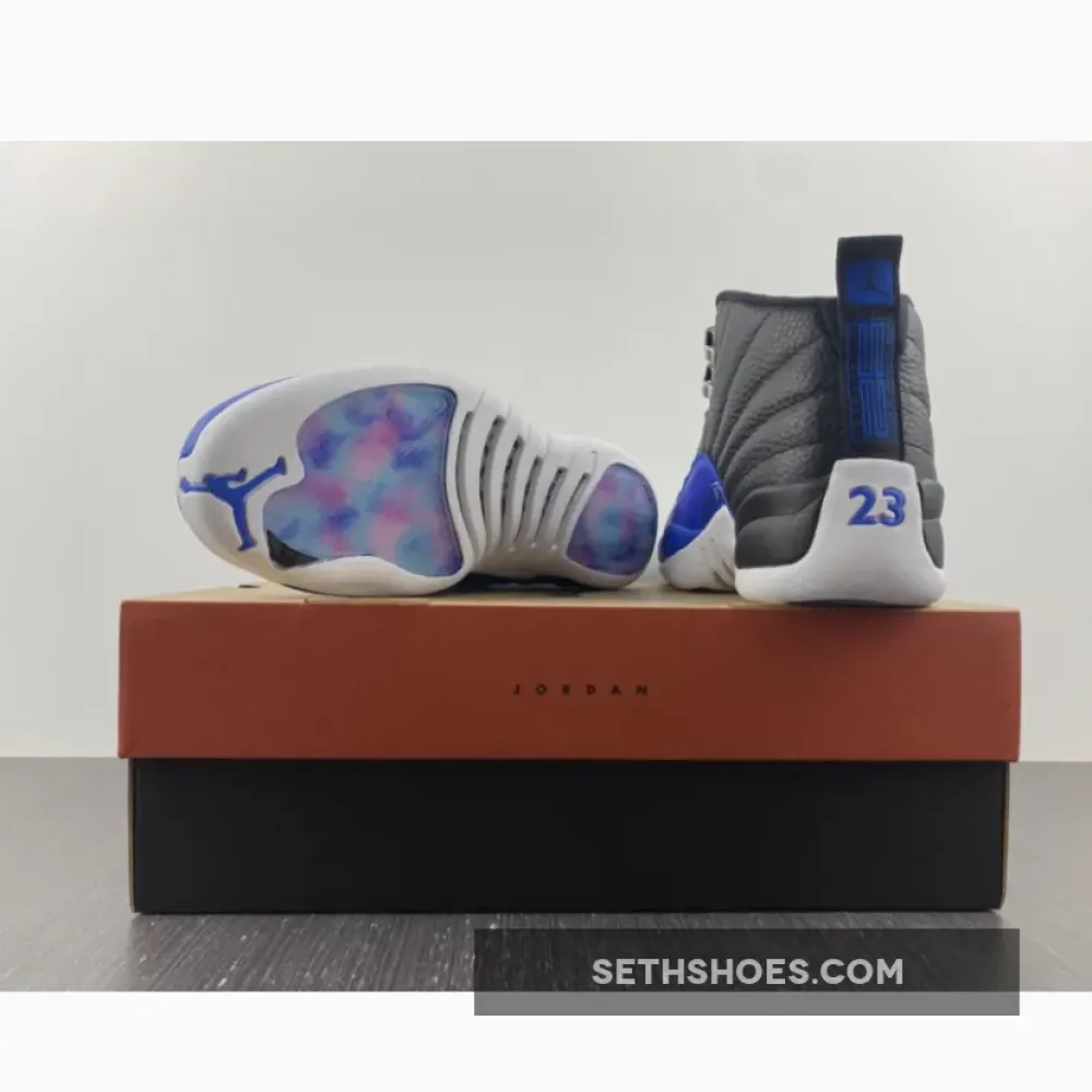 Air Jordan 12 Hyper Royal/Black-Metallic Silver-White  AO6068-004