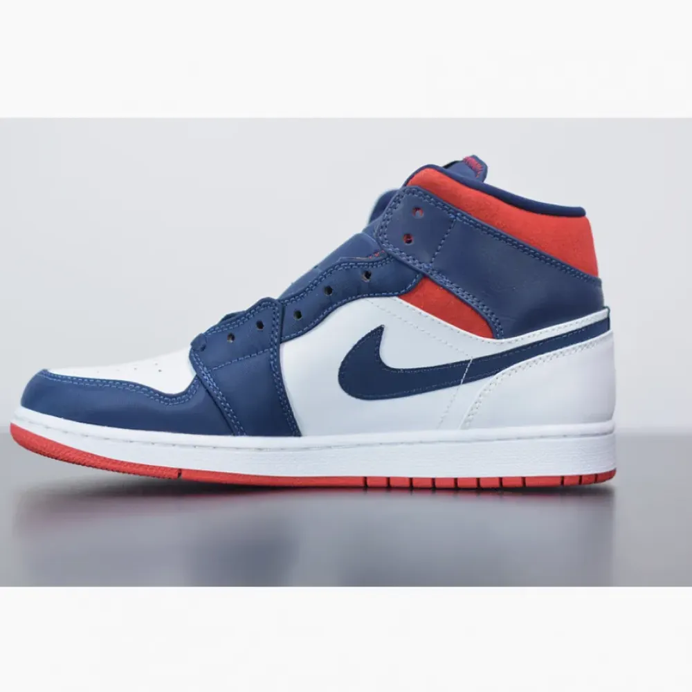 Air Jordan 1 Mid SE “USA” White/University Red 852542-104