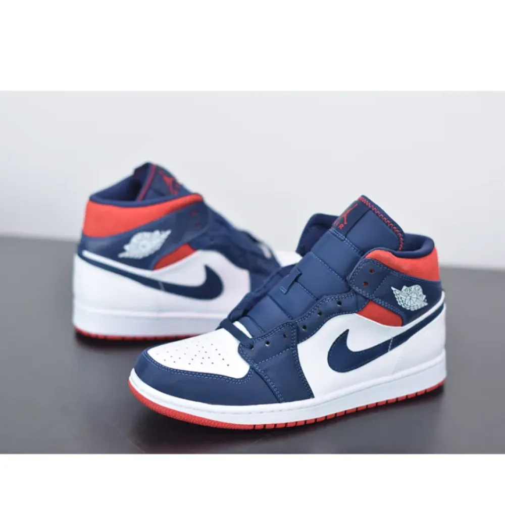 Air Jordan 1 Mid SE “USA” White/University Red 852542-104