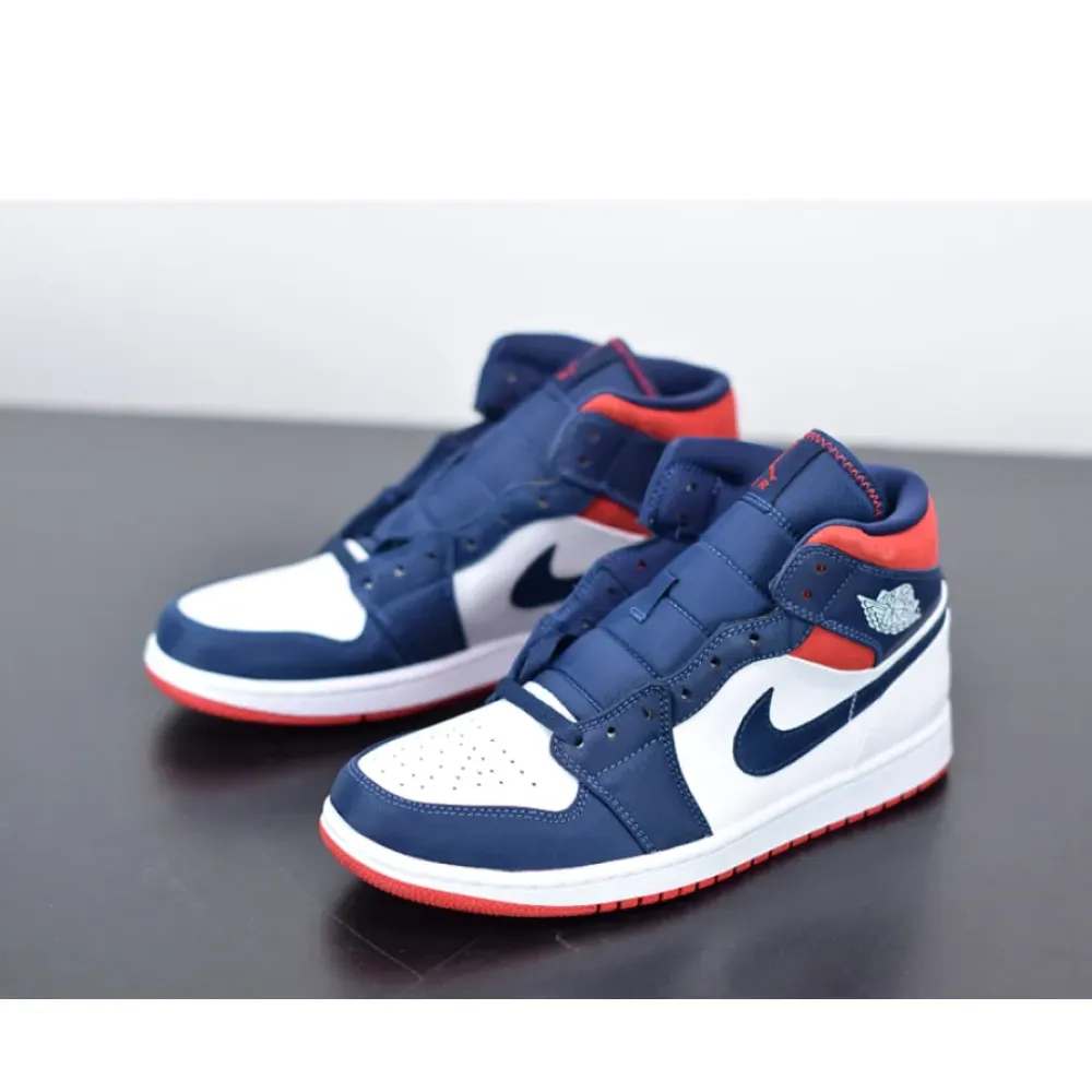 Air Jordan 1 Mid SE “USA” White/University Red 852542-104