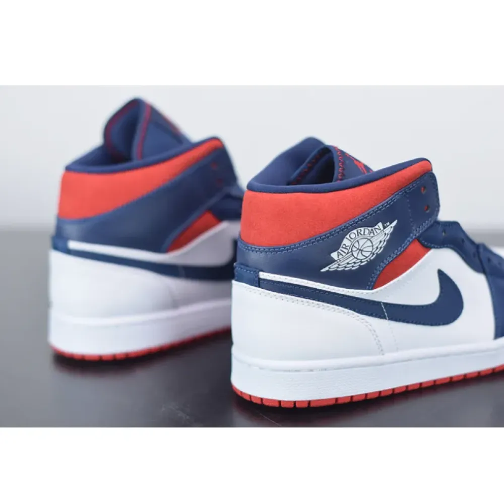 Air Jordan 1 Mid SE “USA” White/University Red 852542-104