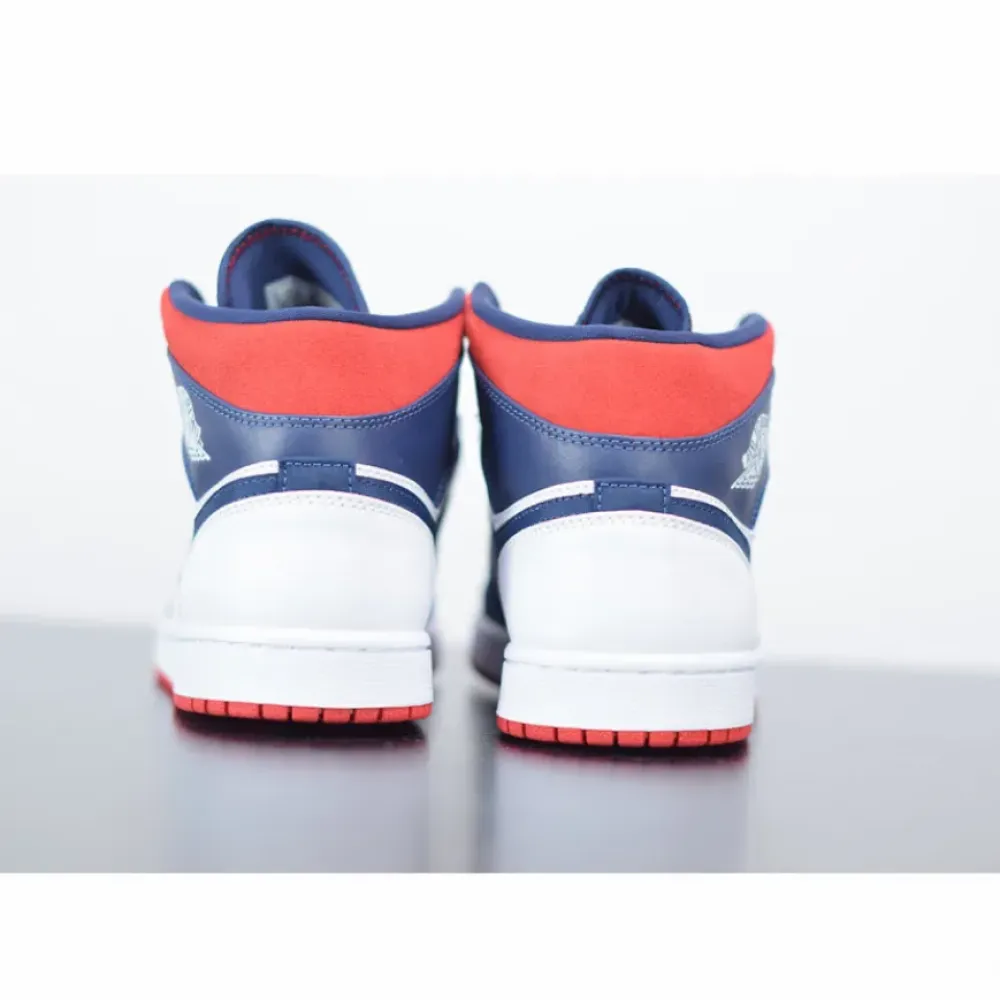 Air Jordan 1 Mid SE “USA” White/University Red 852542-104