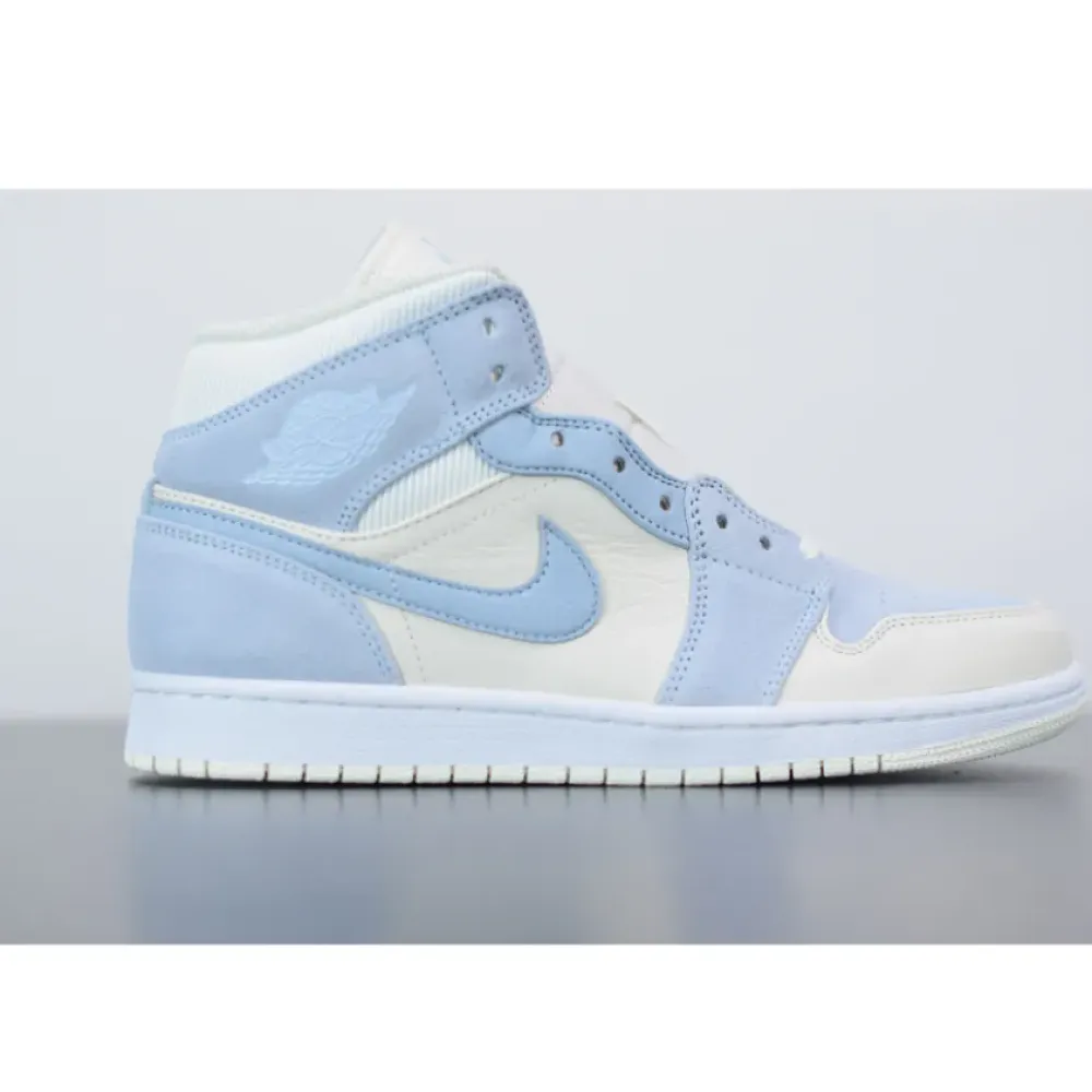 Air Jordan 1 Mid SE Light Blue White  DA4666-100