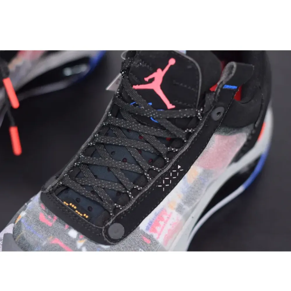 Air Jordan 34 Low Print White Blue  CZ7746-008