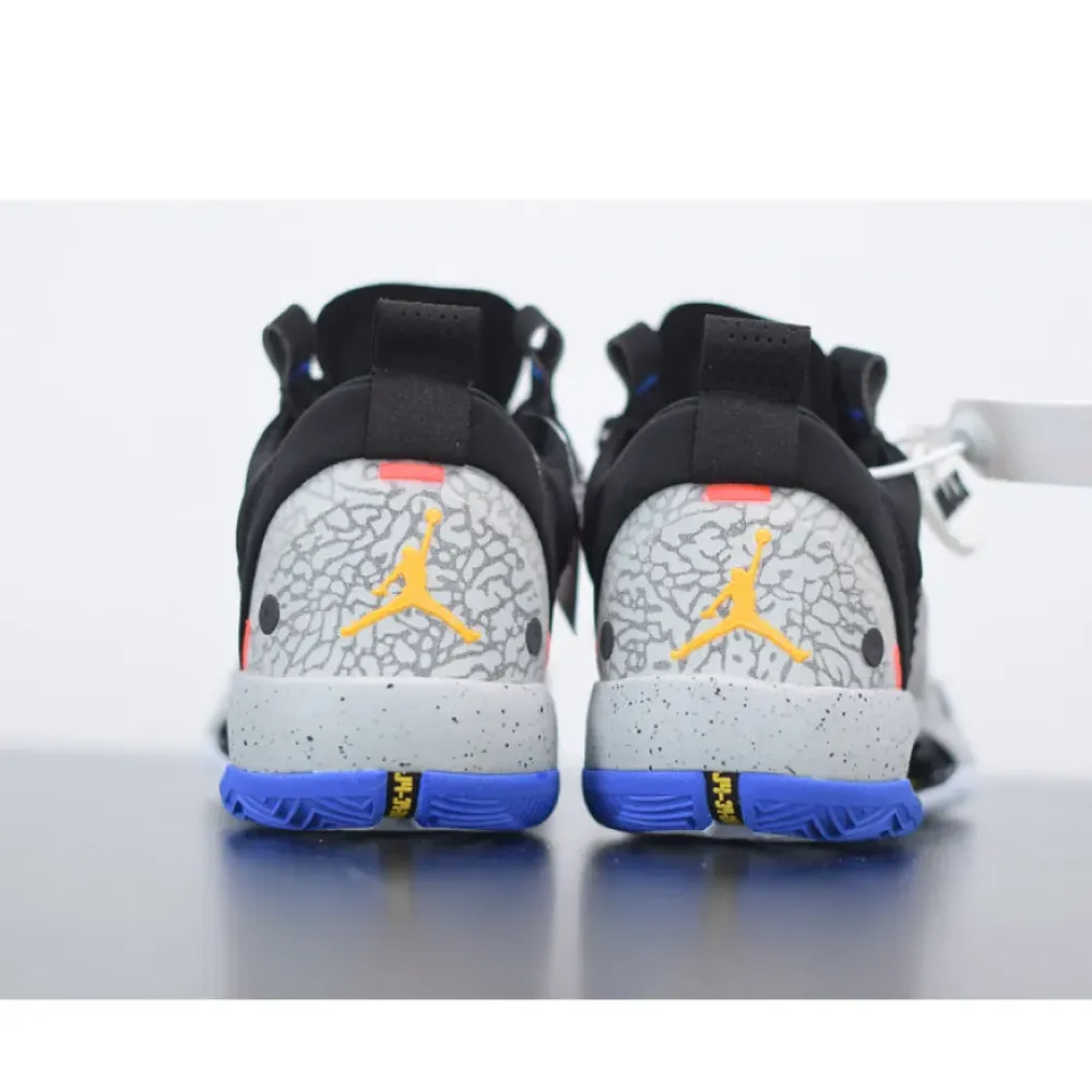 Air Jordan 34 Low Print White Blue  CZ7746-008