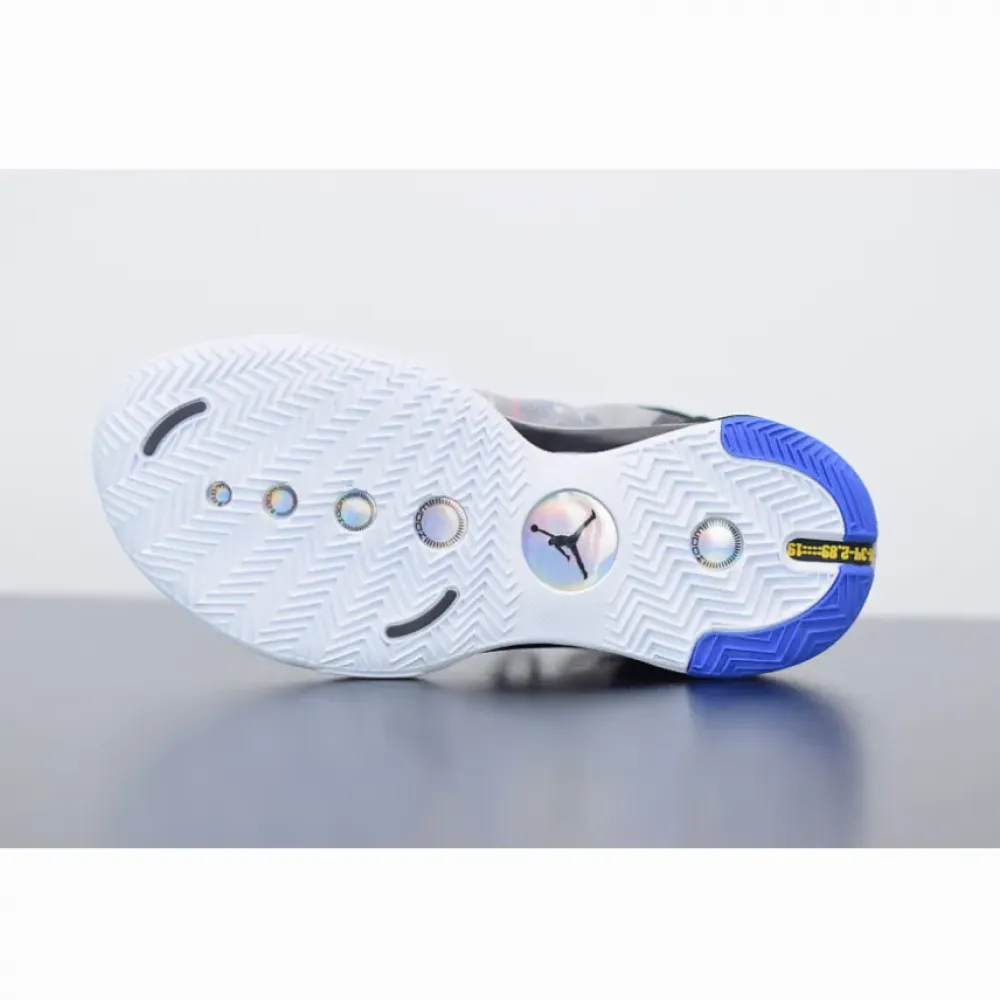 Air Jordan 34 Low Print White Blue  CZ7746-008