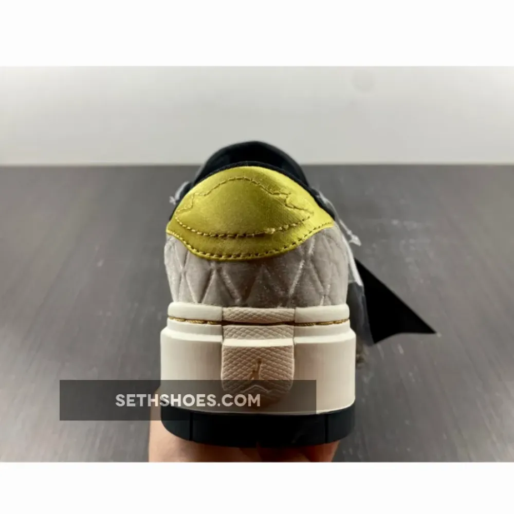 Air Jordan 1 Elevate Low SE Black/Grey-Gold  DV1494-001