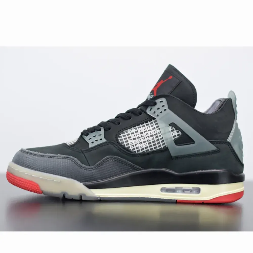 Off-White x Air Jordan 4 Bred