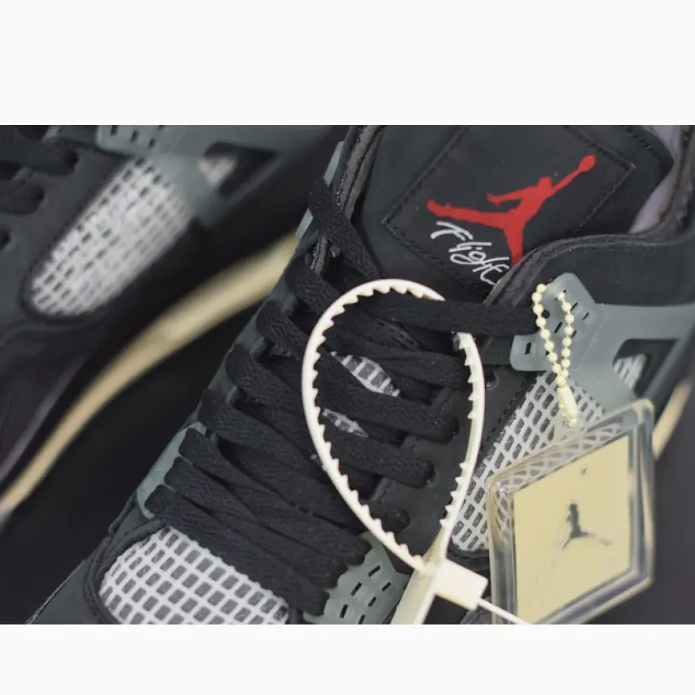 Off-White x Air Jordan 4 Bred