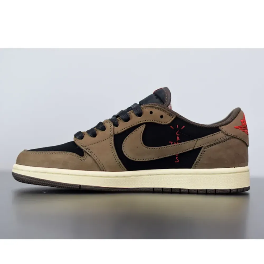 Travis Scott x Air Jordan 1 Low OG SP “Dark Mocha”  CQ4277-001