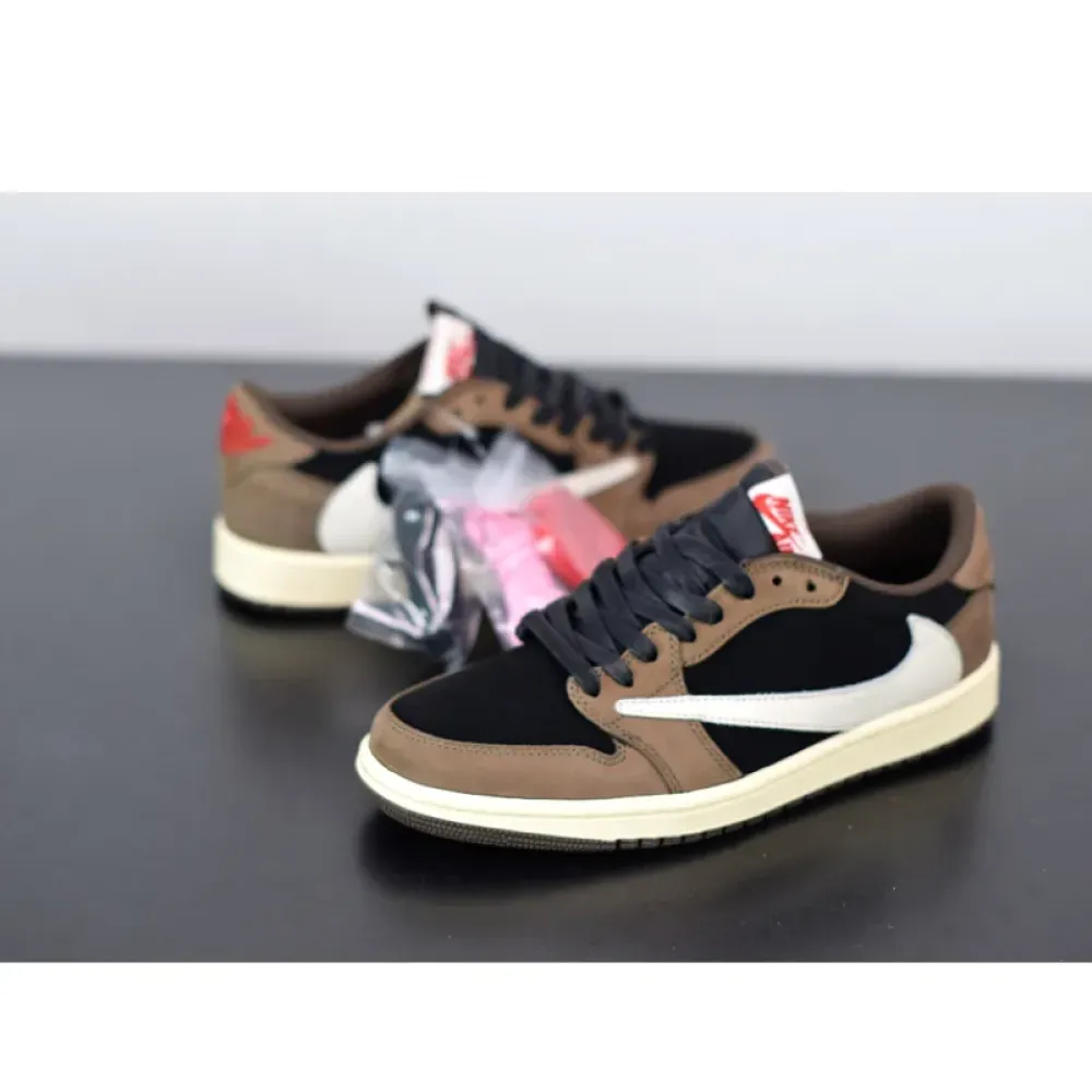 Travis Scott x Air Jordan 1 Low OG SP “Dark Mocha”  CQ4277-001