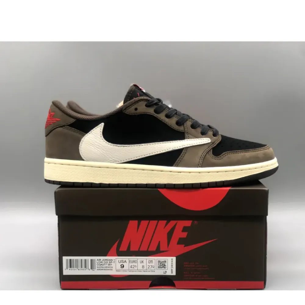 Travis Scott x Air Jordan 1 Low OG SP “Dark Mocha”  CQ4277-001