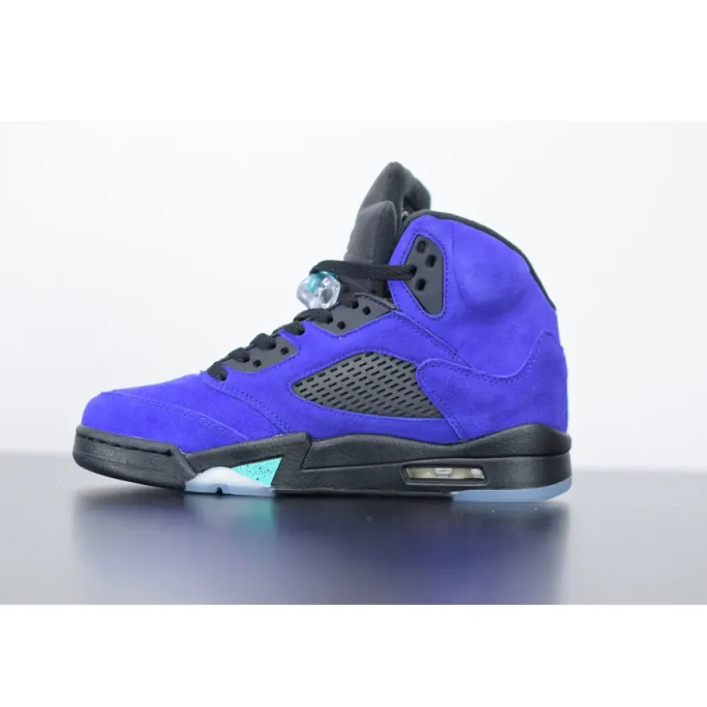 Air Jordan 5 “Alternate Grape” Grape Ice/Black-Clear-New Emerald 136027-500