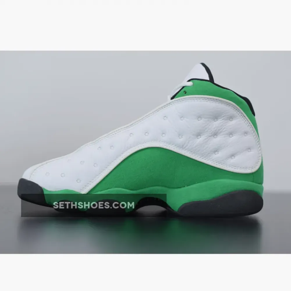 Air Jordan 13 White/Black-Lucky Green  DB6537-113