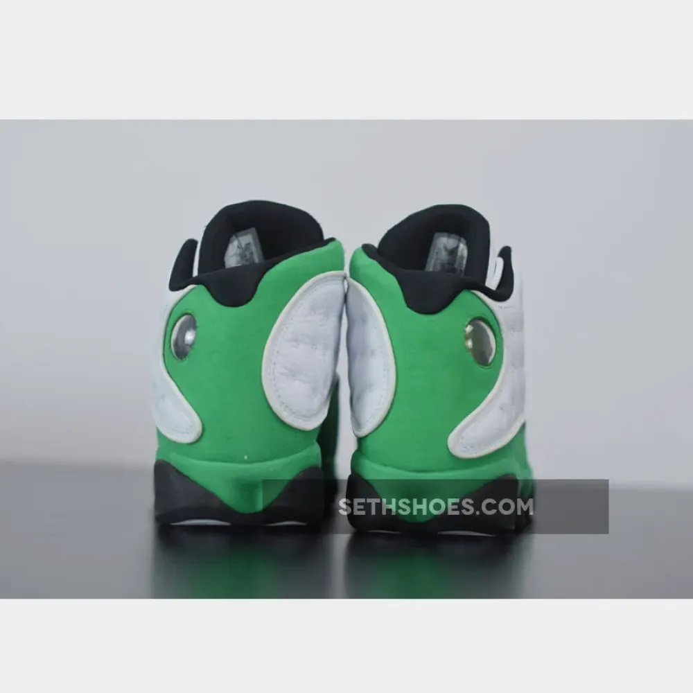 Air Jordan 13 White/Black-Lucky Green  DB6537-113