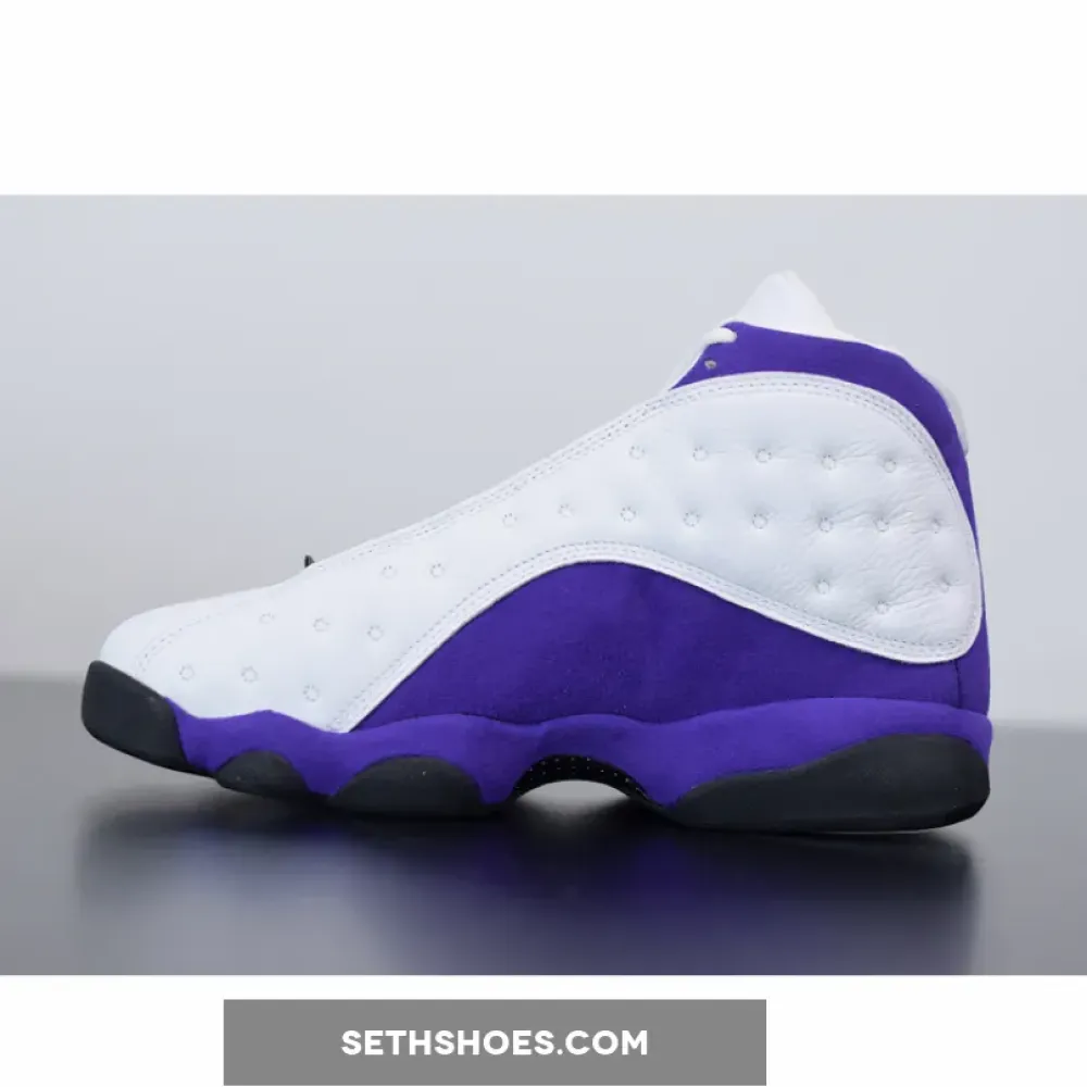 Air Jordan 13 “Lakers” White/Black-Court Purple-University Gold 414571-105