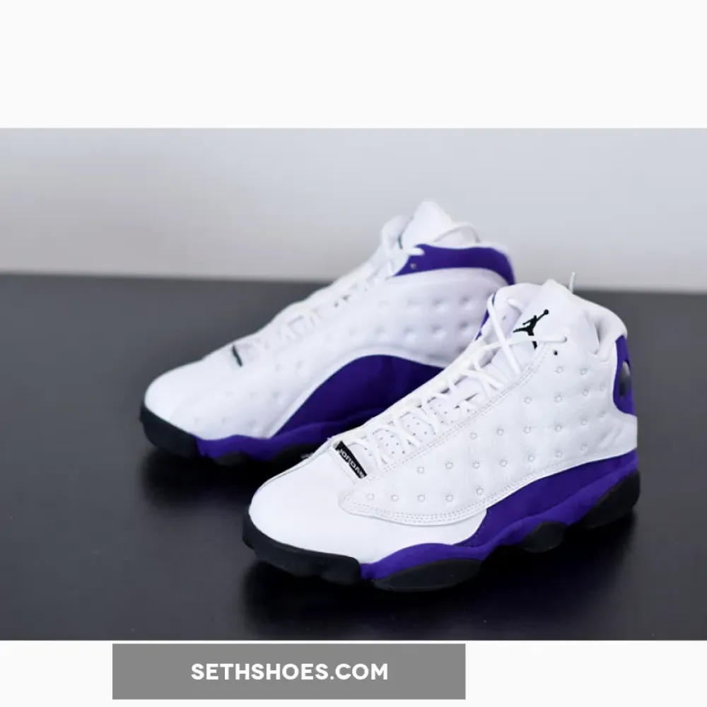 Air Jordan 13 “Lakers” White/Black-Court Purple-University Gold 414571-105