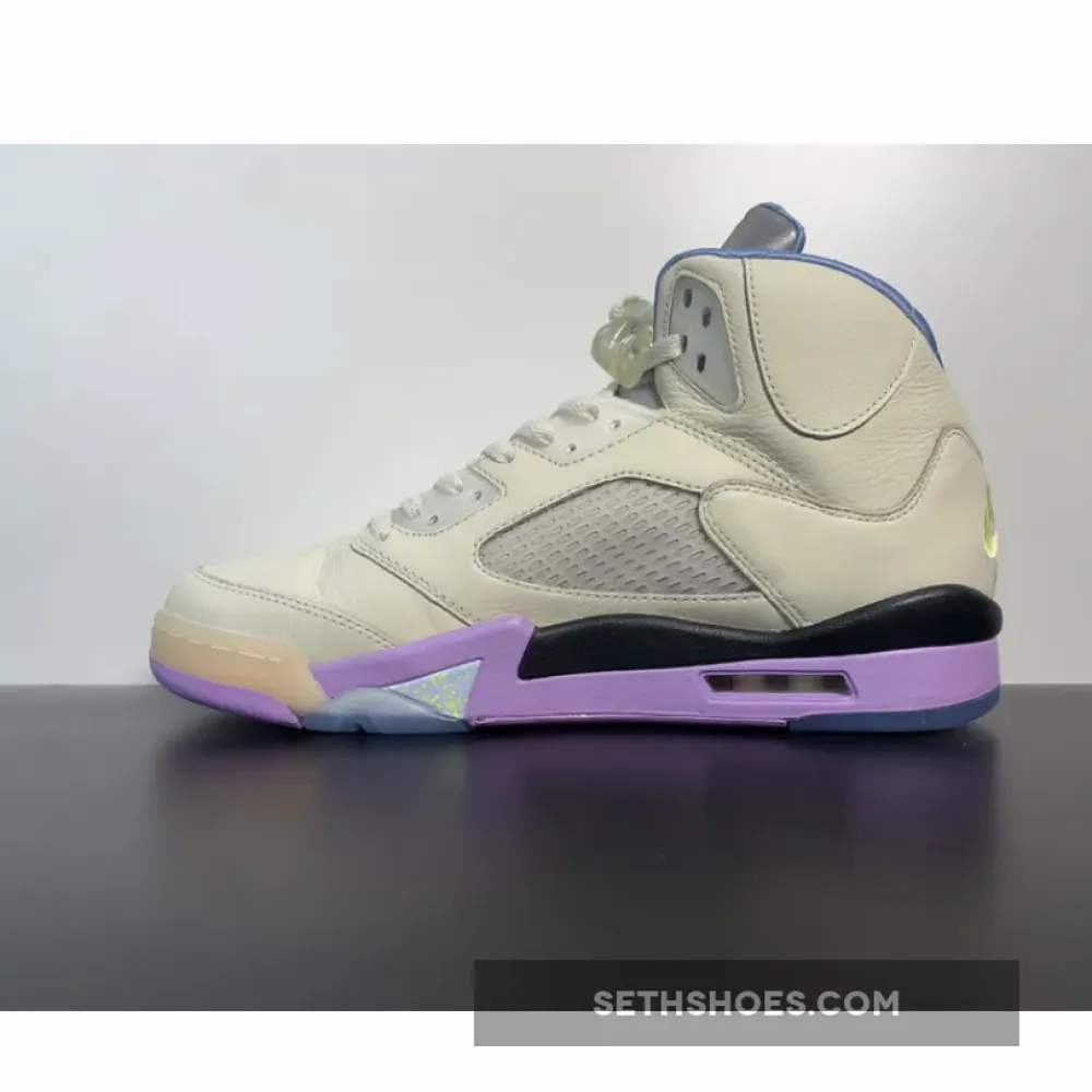 DJ Khaled x Air Jordan 5 We The Best Sail/Washed Yellow-Violet Star DV4982-175