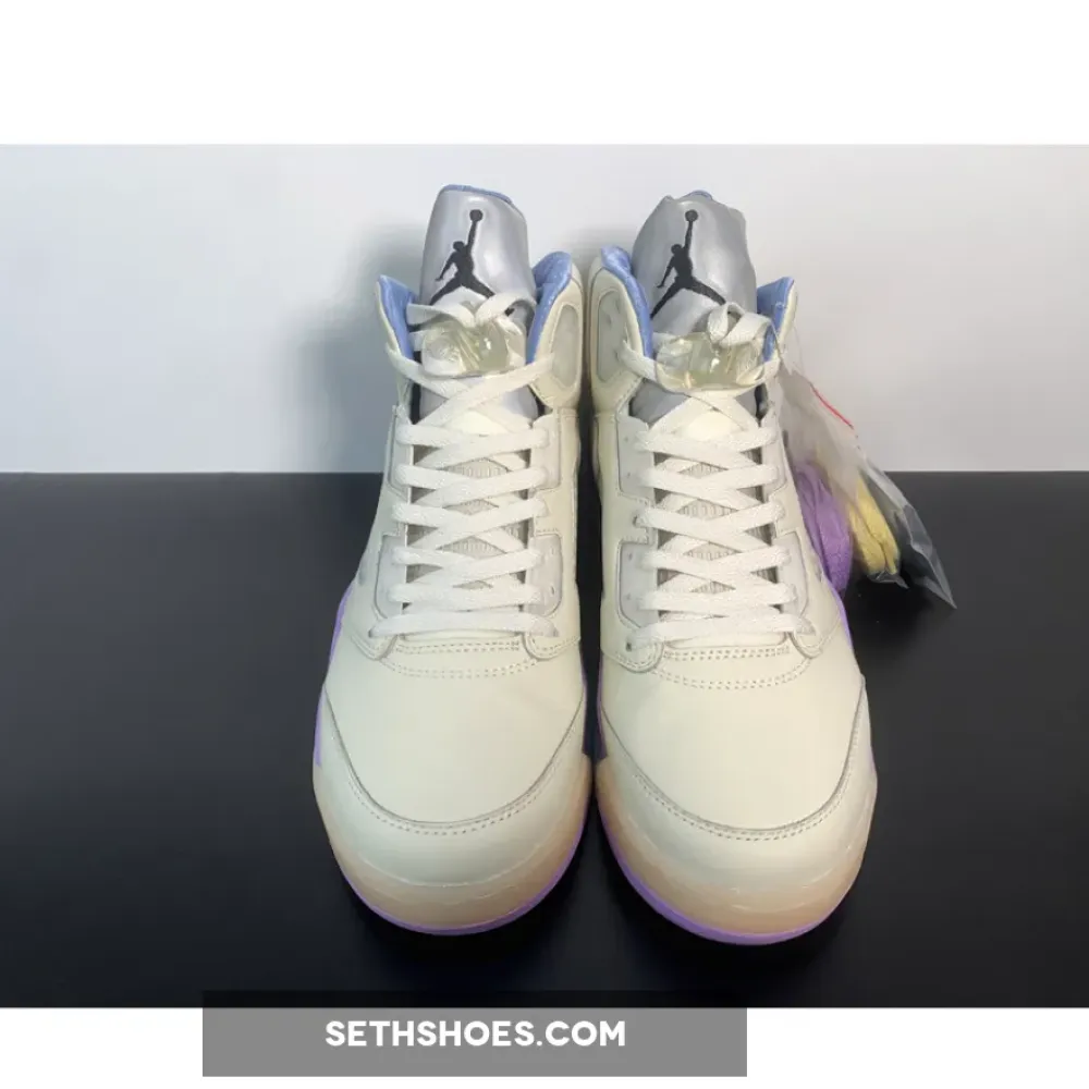 DJ Khaled x Air Jordan 5 We The Best Sail/Washed Yellow-Violet Star DV4982-175