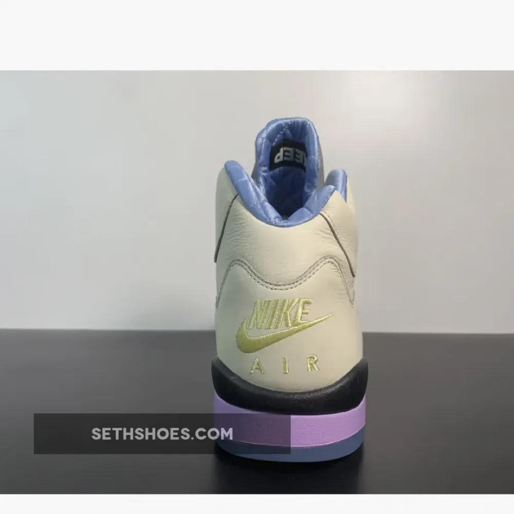 DJ Khaled x Air Jordan 5 We The Best Sail/Washed Yellow-Violet Star DV4982-175
