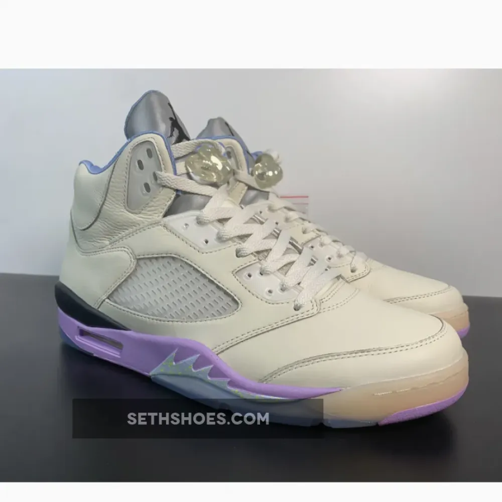 DJ Khaled x Air Jordan 5 We The Best Sail/Washed Yellow-Violet Star DV4982-175