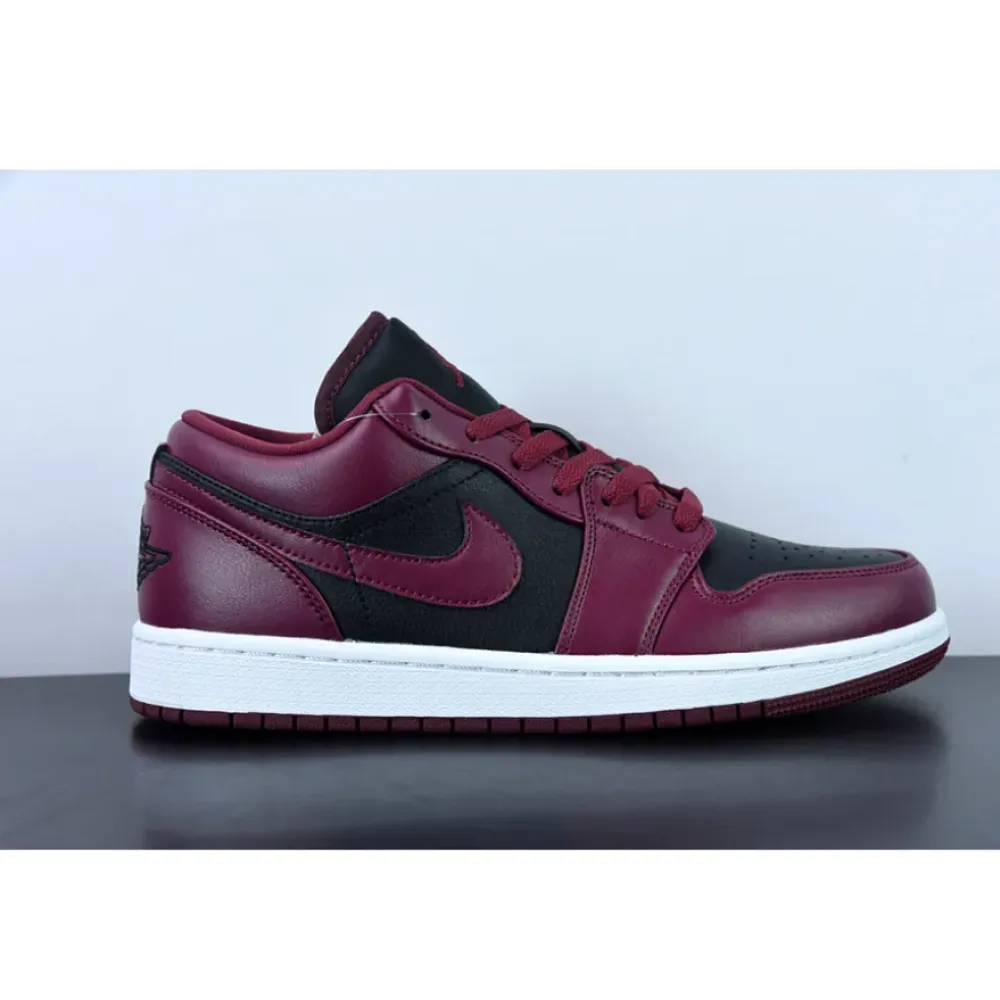 Air Jordan 1 Low Maroon Black  DC0774-006
