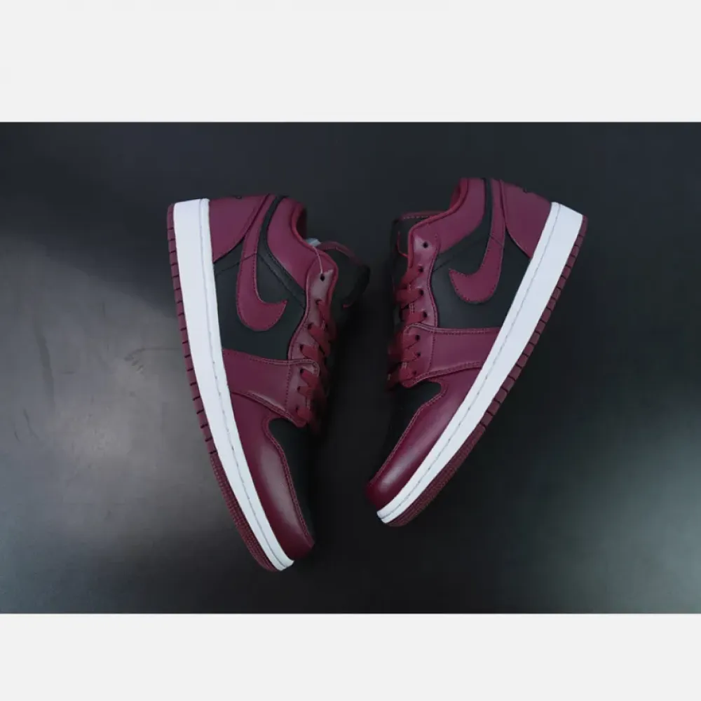 Air Jordan 1 Low Maroon Black  DC0774-006