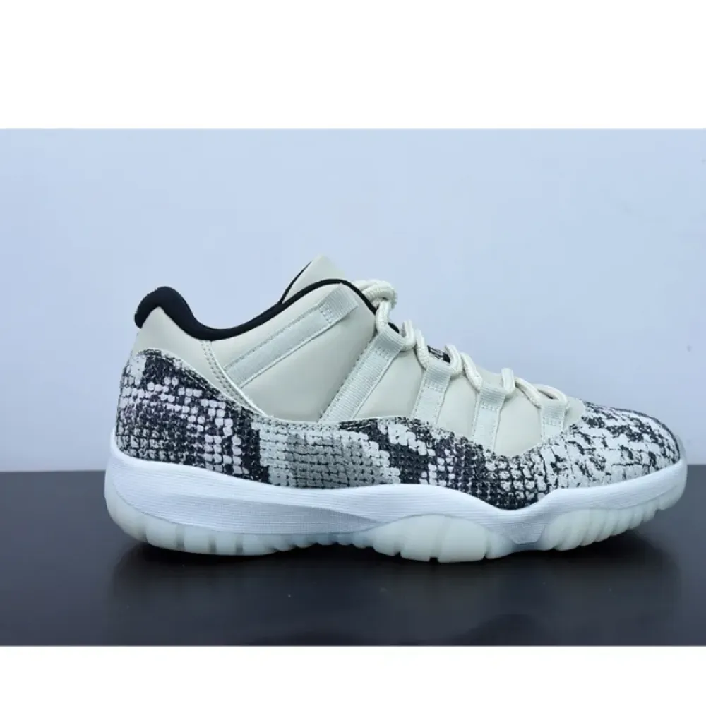 Air Jordan 11 Low Snakeskin Light Bone  CD6846-002