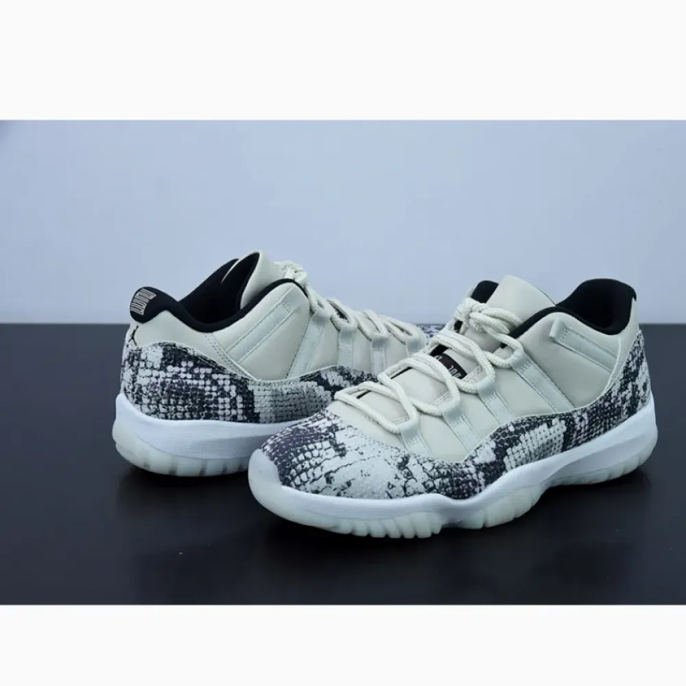 Air Jordan 11 Low Snakeskin Light Bone  CD6846-002