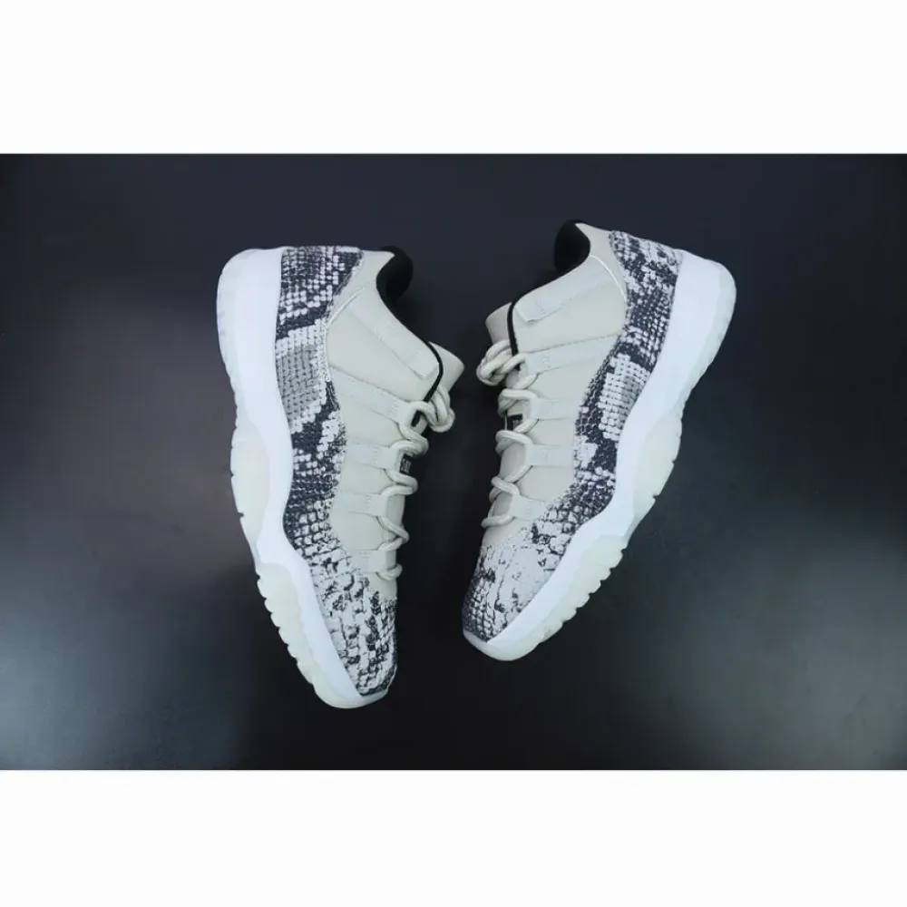Air Jordan 11 Low Snakeskin Light Bone  CD6846-002