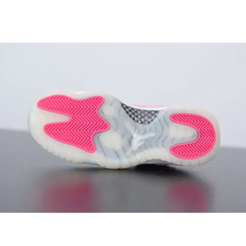 Air Jordan 11 Low WMNS “Pink Snakeskin” White/Watermelon-Black AH7860-106