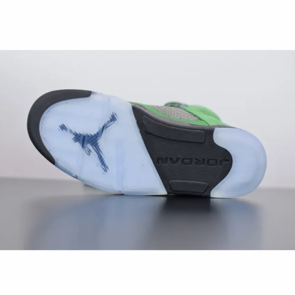 Air Jordan 5 SE “Oregon” Apple Green/Black-Yellow Strike-Black CK6631-307