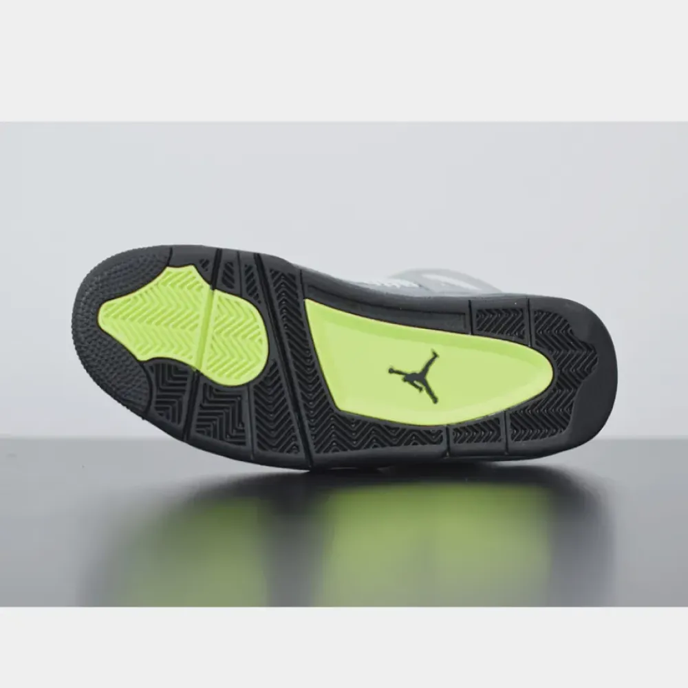 Air Jordan 4 SE “Neon Air Max 95” Cool Grey/Volt-Wolf Grey-Black CT5342-007