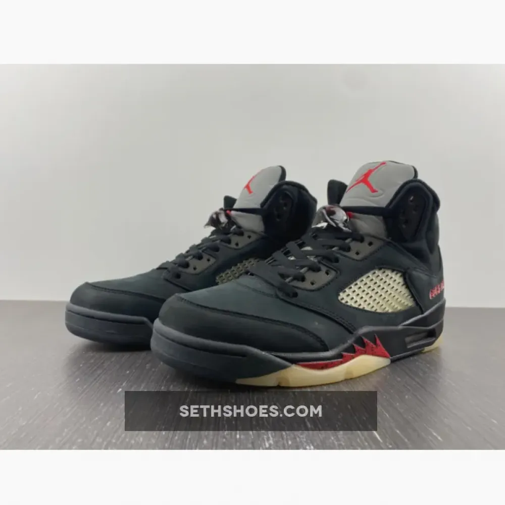 Air Jordan 5 Gore-Tex Off-Noir/Fire Red-Black-Muslin  DR0092-001