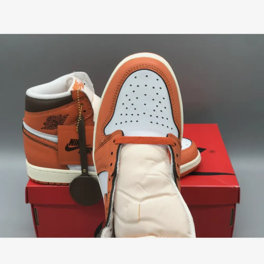 Air Jordan 1 High OG White/Starfish-Cacao Wow-Sail  DO9369-101