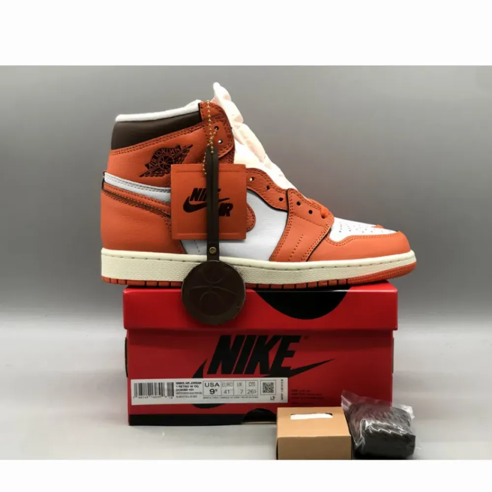 Air Jordan 1 High OG White/Starfish-Cacao Wow-Sail  DO9369-101