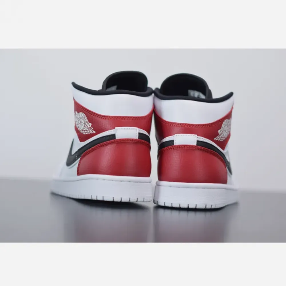 Air Jordan 1 Mid “Chicago” White Red Black 554724-116
