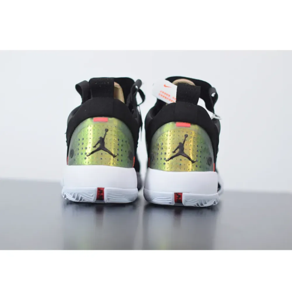 Air Jordan 34 Low Heritage Black Red  CU3475-001