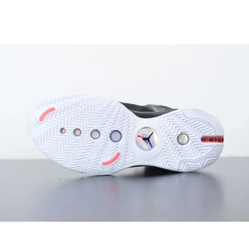 Air Jordan 34 Low Heritage Black Red  CU3475-001