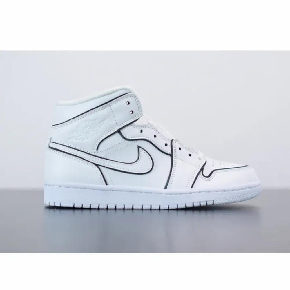 Air Jordan 1 Mid SE Iridescent White  CK6587-100