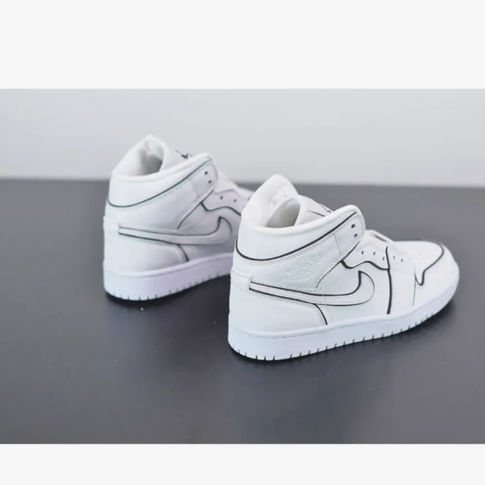 Air Jordan 1 Mid SE Iridescent White  CK6587-100