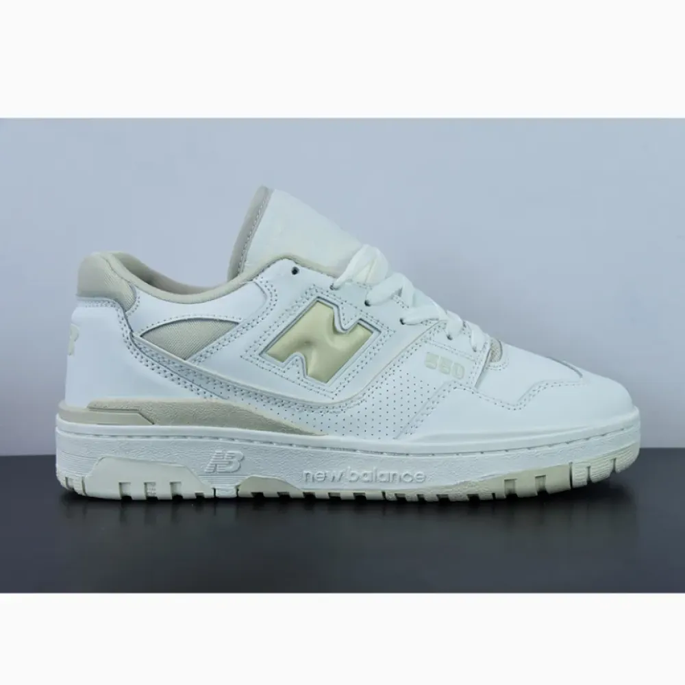 New Balance 550 White/Silver Birch BBW550WS