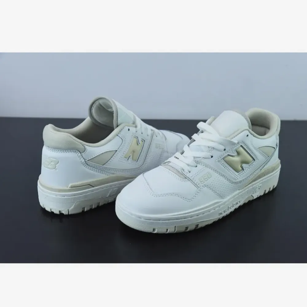 New Balance 550 White/Silver Birch BBW550WS