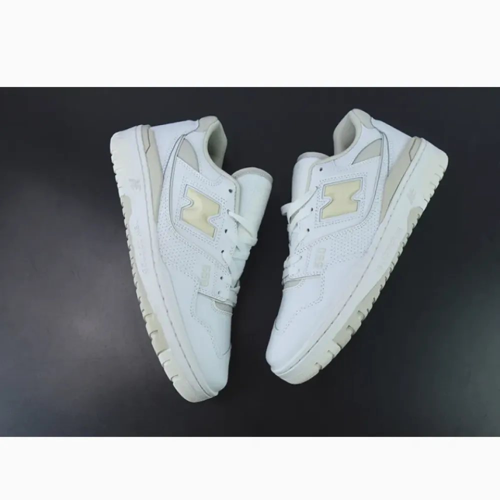 New Balance 550 White/Silver Birch BBW550WS