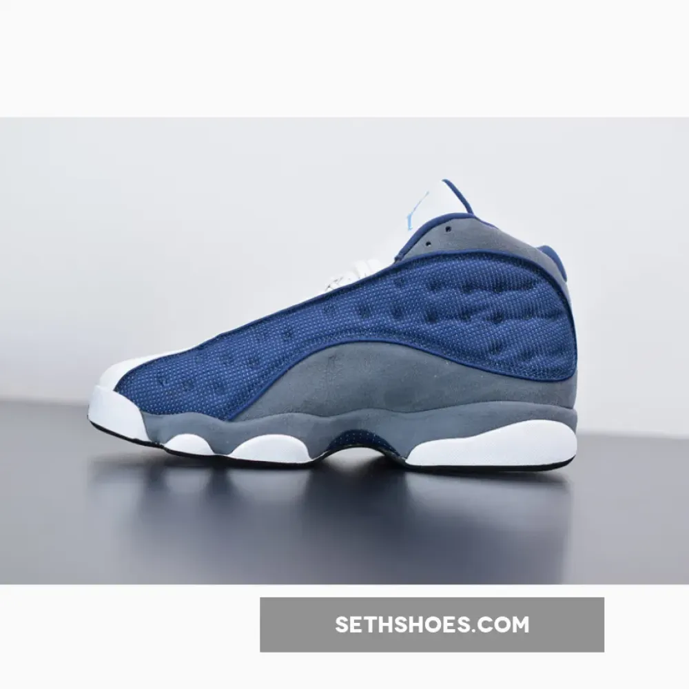 Air Jordan 13 “Flint” Navy/Flint Grey-White-University Blue 414571-404